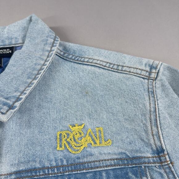 The Wild Collective Real Salt Lake MLS Women’s Denim Jacket Size Large NWT - Picture 6 of 16